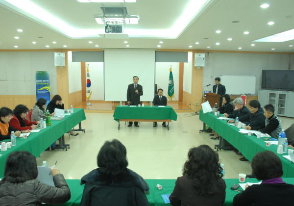 2009년 골프산업박람회 부스추첨 및 기자 간담회 실시